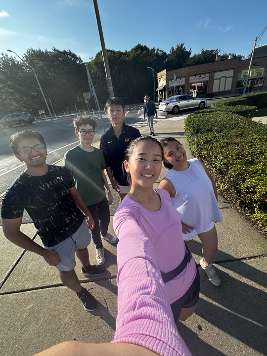 TCC members running together